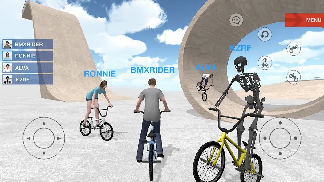 BMX Space на Андроид — Все открыто — скриншот 2