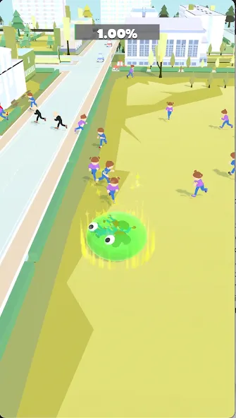 Bloated Slime MOD — Много денег и без рекламы на Андроид — скриншот 4 Bloated Slime MOD — Много денег и без рекламы на Андроид — скриншот 4