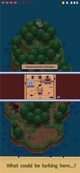 Tiny Island Survival на Андроид — Много денег и ресурсов — скриншот 3