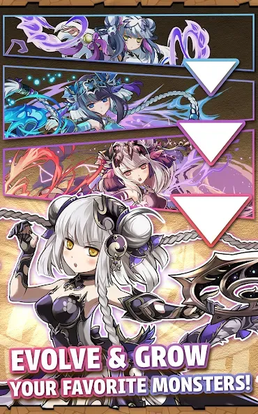 Скачать Puzzle & Dragons (Мод: Бессмертие и ваншот) на Андроид — скриншот 5
