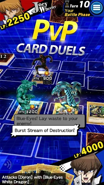 Yu-Gi-Oh! Duel Links MOD APK на Android — Много денег и кристаллов — скриншот 3