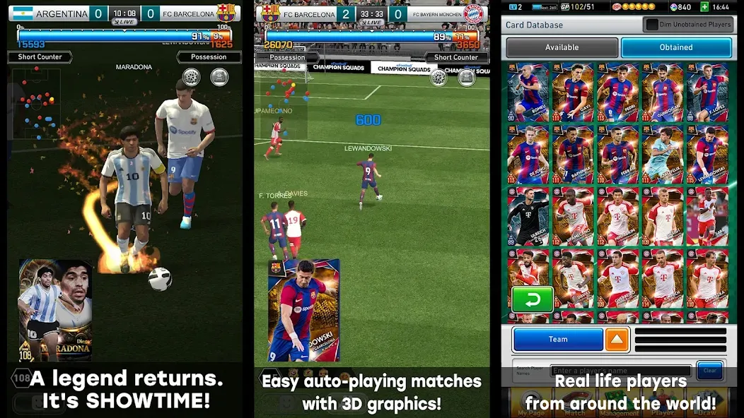 Взломанная eFootball CHAMPION SQUADS на Андроид — Меню мода — скриншот 2 Взломанная eFootball CHAMPION SQUADS на Андроид — Меню мода — скриншот 2
