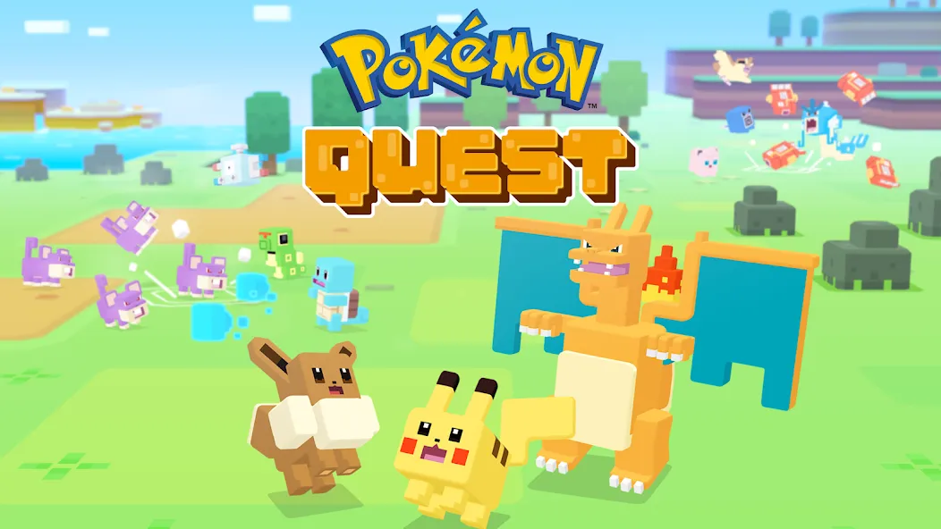 Скачать Pokémon Quest — Много камней сил — скриншот 5