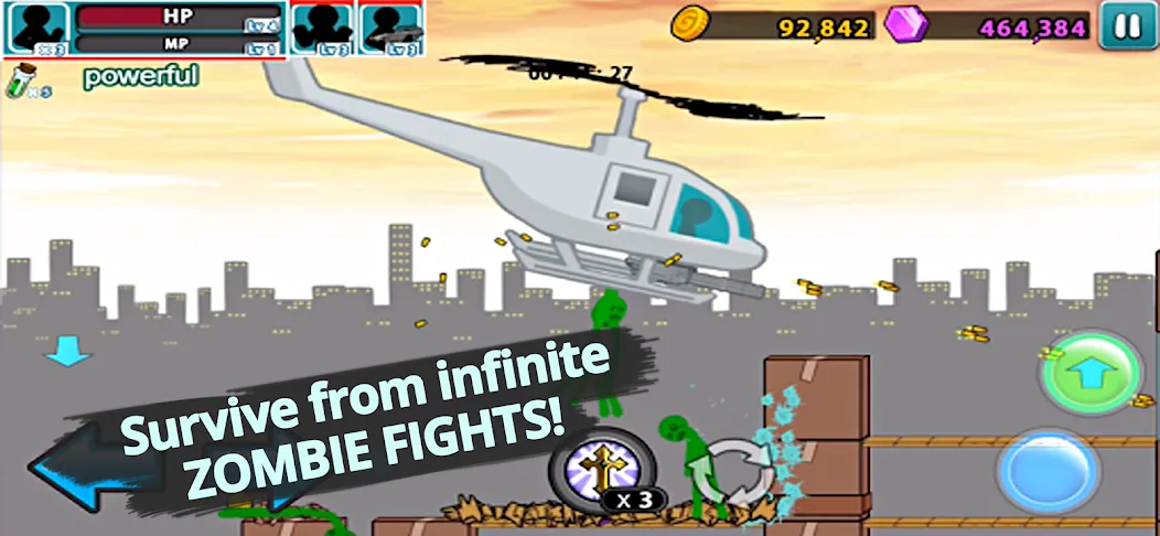 Скачать Anger of stick 5 : zombie — Последняя версия (Много денег и алмазов) — скриншот 2