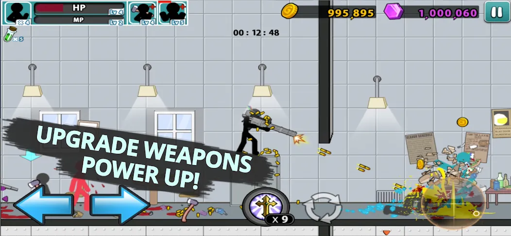 Скачать Anger of stick 5 : zombie — Последняя версия (Много денег и алмазов) — скриншот 5