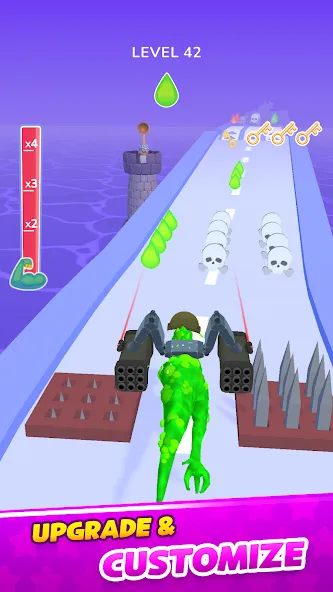 Скачать Dino Evolution Run 3D — Модификация Много денег — скриншот 2