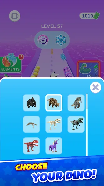 Скачать Dino Evolution Run 3D — Модификация Много денег — скриншот 4
