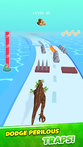 Скачать Dino Evolution Run 3D — Модификация Много денег — скриншот 5