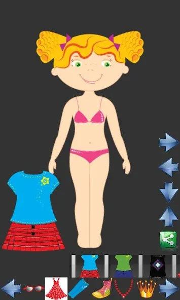 Скачать взломанную Dress up Princess for kids — Все открыто — скриншот 1