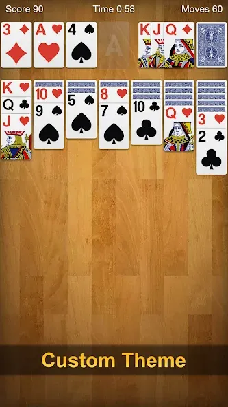 Взломанная Klondike Solitaire - Patience на Андроид — Без рекламы — скриншот 4