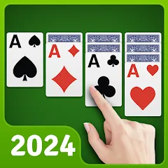 Взломанная Klondike Solitaire - Patience на Андроид — Без рекламы