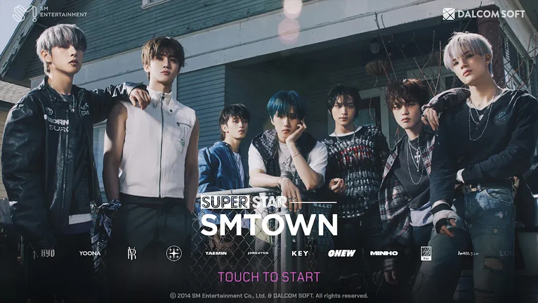 SUPERSTAR SMTOWN MOD APK — Много алмазов и билетов — скриншот 1