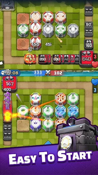 Скачать Tower Defense PvP:Tower Royale (Мод: Много денег) на Андроид — скриншот 3 Скачать Tower Defense PvP:Tower Royale (Мод: Много денег) на Андроид — скриншот 3