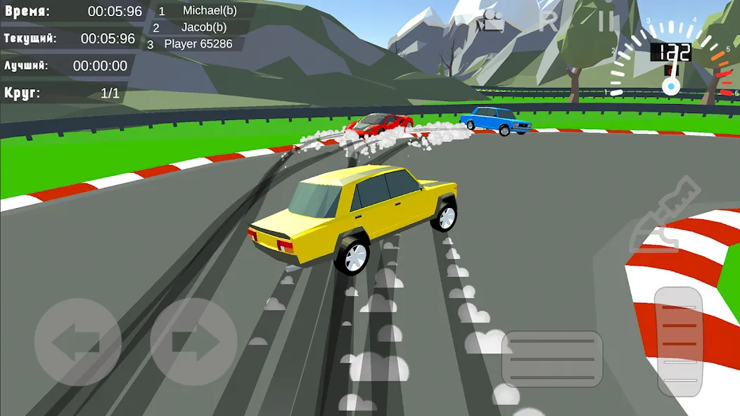 Drift in Car (Мод Много денег) — скриншот 2