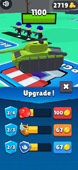 Tank Commander: Army Survival Mod APK Много денег и бессмертие — Скачать на Андроид — скриншот 3