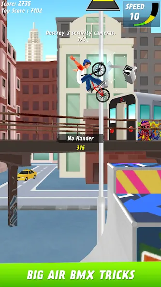 Скачать взломанную Max Air BMX — Много денег — скриншот 1