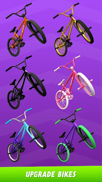 Скачать взломанную Max Air BMX — Много денег — скриншот 4