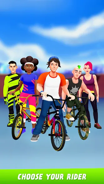 Скачать взломанную Max Air BMX — Много денег — скриншот 5