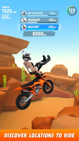 Скачать Max Air Motocross на Android — Много денег — скриншот 2
