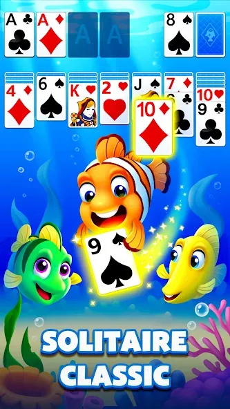 Скачать Solitaire Ocean — Много денег и без рекламы — скриншот 4