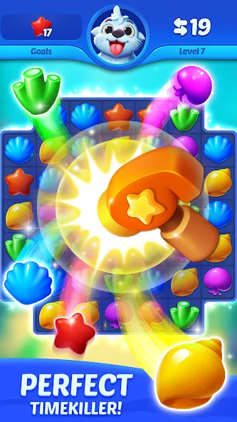 Скачать Ocean Match с модом — Много денег — скриншот 4 Скачать Ocean Match с модом — Много денег — скриншот 4
