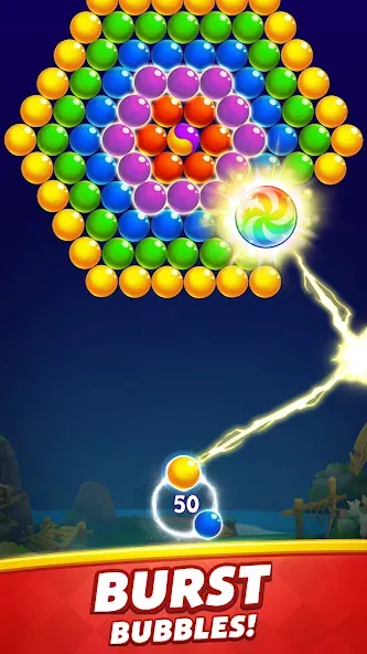 Bubble Shooter на Андроид — Много денег — скриншот 2