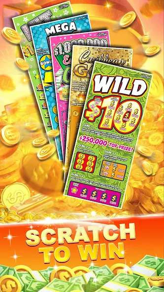 Lottery Scratchers Master MOD — Много денег на Андроид — скриншот 2