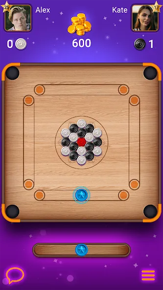 Скачать Carrom Lure - Disc pool game — Модификация Много денег — скриншот 1