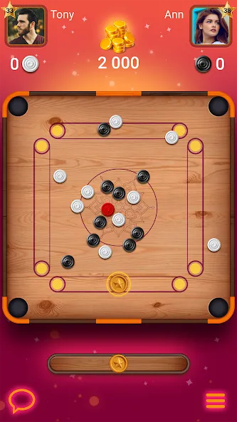 Скачать Carrom Lure - Disc pool game — Модификация Много денег — скриншот 2