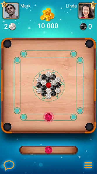Скачать Carrom Lure - Disc pool game — Модификация Много денег — скриншот 3