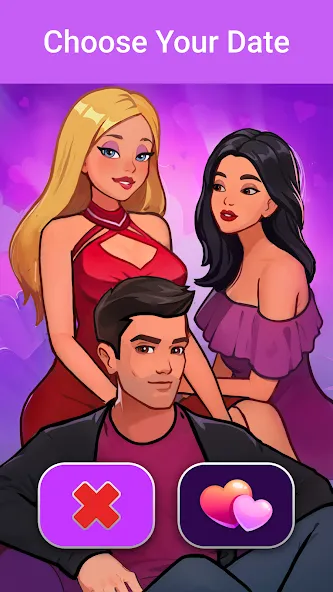 Взлом LUV: Anime Girls Adult Game XX — Все открыто — скриншот 2