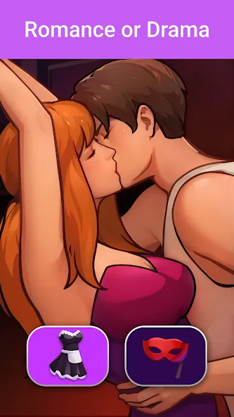 Взлом LUV: Anime Girls Adult Game XX — Все открыто — скриншот 3