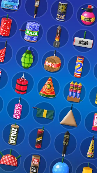 Diwali Firecrackers Simulator MOD APK на Android — Много денег и без рекламы — скриншот 2
