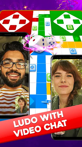 Ludo Lush-Game with Video Call Mod APK Все премиум комнаты разблокированы — Скачать на Андроид — скриншот 1