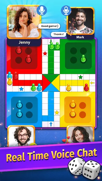 Ludo Game COPLE - Voice Chat MOD APK на Android — Все разблокировано — скриншот 1