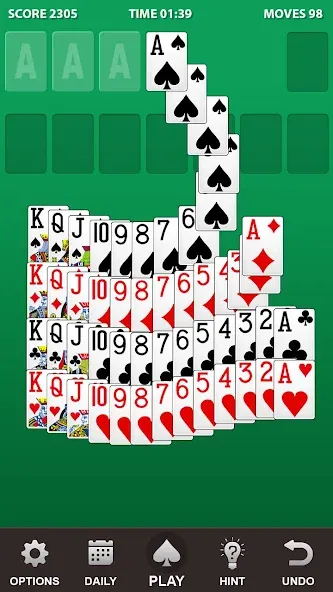 Скачать Solitaire на телефон — Без рекламы — скриншот 2