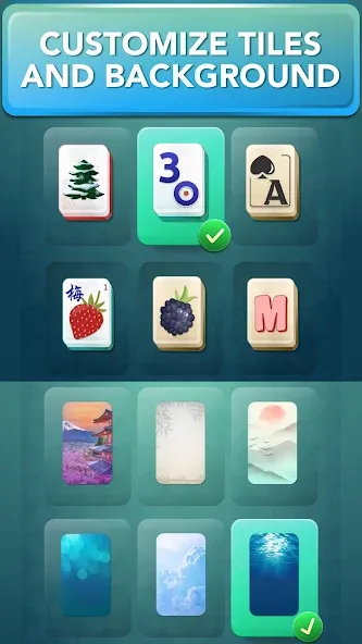 Скачать Solitaire Mahjong for Seniors — Все уровни открыты — скриншот 3