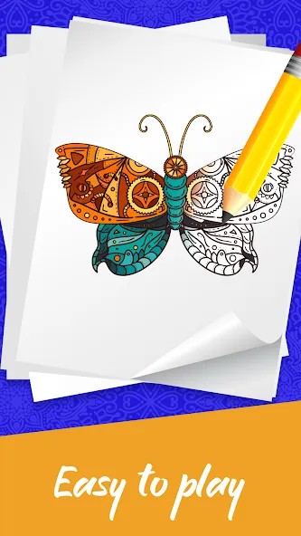 Mandala Coloring Book Game — Все цвета и паттерны разблокированы — скриншот 2