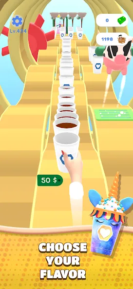 Coffee Stack — Мод: Много денег и без рекламы — скриншот 1