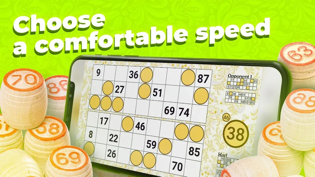 Russian Loto - 90 Ball Bingo — Мод: Много денег — скриншот 2