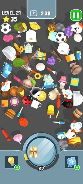 Скачать взломанную Match 3D Puzzle Master — Много денег — скриншот 5