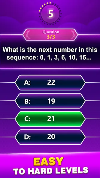 Math Trivia - Quiz Puzzle Game — Все уровни разблокированы — скриншот 4
