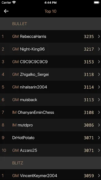 Взломанная Lite lichess - Online Chess на Андроид — Премиум функции разблокированы — скриншот 4