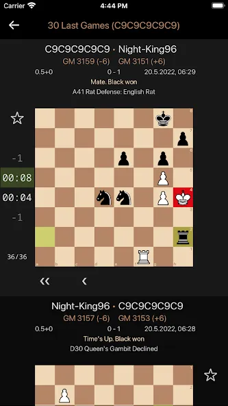 Взломанная Lite lichess - Online Chess на Андроид — Премиум функции разблокированы — скриншот 5