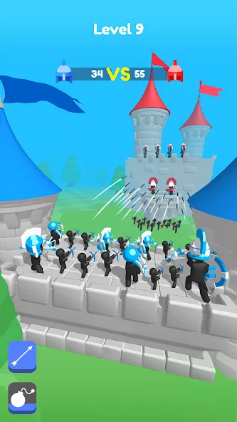 Скачать взломанную Merge Archers: Bow and Arrow — Много денег — скриншот 1 Скачать взломанную Merge Archers: Bow and Arrow — Много денег — скриншот 1
