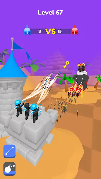 Скачать взломанную Merge Archers: Bow and Arrow — Много денег — скриншот 2 Скачать взломанную Merge Archers: Bow and Arrow — Много денег — скриншот 2