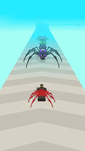 Merge Spider Train MOD APK — Много денег и без рекламы — скриншот 4