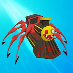 Merge Spider Train MOD APK — Много денег и без рекламы