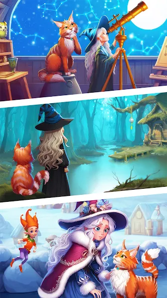Mergic: Merge & Magic на Андроид — Много денег и кристаллов — скриншот 4