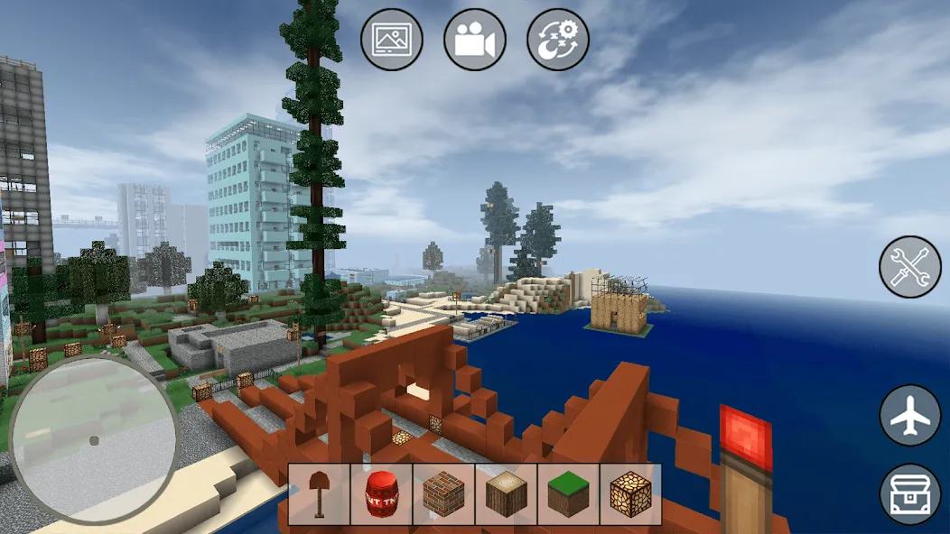 Mini Block Craft — Взломанная версия (Много денег) — скриншот 1